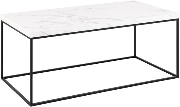 Couchtisch >Barossa< in weiss, MDF - 110x45x55cm (BxHxT)
