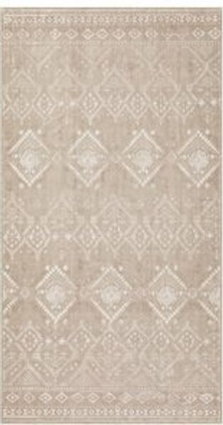 Songmics HOME Teppich, 80x150 cm, Wohnzimmerteppich, Rutschfester Teppich, Kurzflor, flauschig, Dekoration, für Wohnzimmer, Schlafzimmer, maschinenwaschbar, Boho-Stil, cappuccinobeige Bild 6