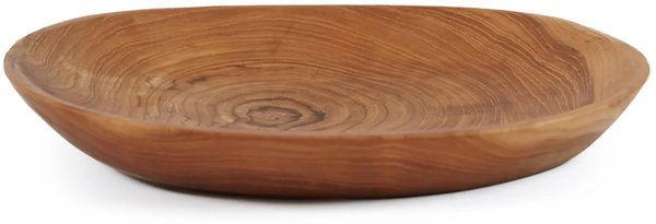 Der Teak Root Organic Teller - Natürlich - 25x25x3cm