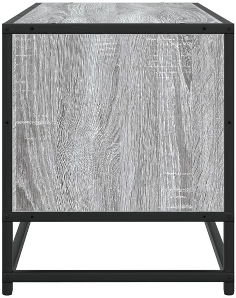 vidaXL TV-Schrank Grau Sonoma 80x34,5x40 cm Holzwerkstoff und Metall 848812 Bild 5