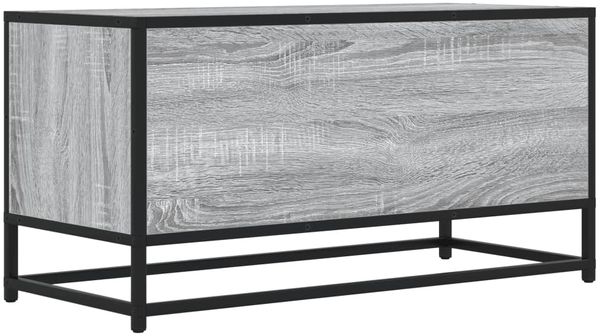 vidaXL TV-Schrank Grau Sonoma 80x34,5x40 cm Holzwerkstoff und Metall 848812 Bild 6
