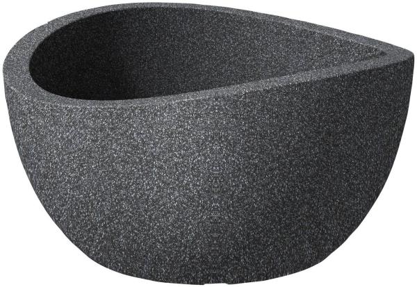 Scheurich Pflanzschale Wave Globe Bowl Serie 252 schwarz granit Ø 40 cm