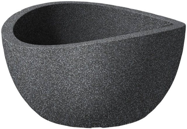 Scheurich Pflanzschale Wave Globe Bowl Serie 252 schwarz granit Ø 40 cm Bild 4