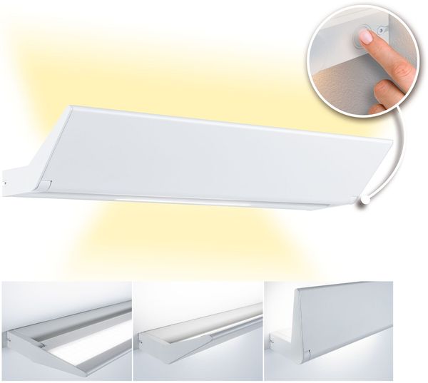 Paulmann 79506 LED Wandleuchte Ranva weiß beweglich 3-Step-Dim