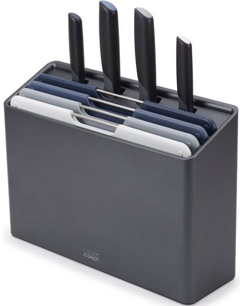Joseph Joseph Folio™ Plus 8-teiliges Messer- & Schneidebretter Set - Graphit