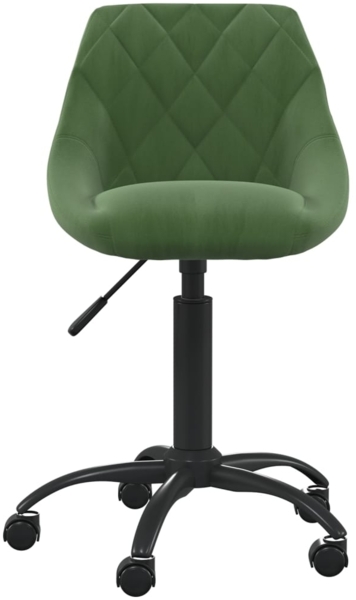 vidaXL Bürostuhl Dunkelgrün Samt [3088849]