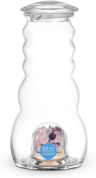 Krug Cadus 1l - Edelsteinfach - mundgeblasen