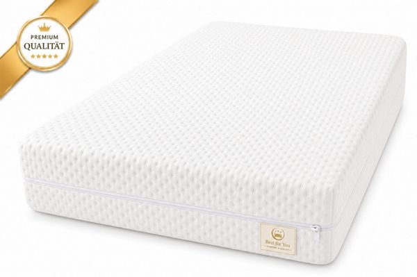 Matratzenschutzbezug Matratzenbezug ab 10 - 25 cm mit Reißverschluss – Allergiker Baumwolle Best for You