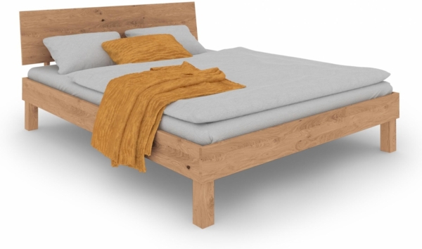 Bett Zigo 190 x 200 cm Wildeiche Bianco