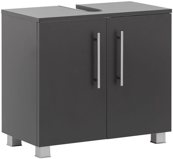 BadeDu CHER Waschbeckenunterschrank 61 cm breit, Anthrazit