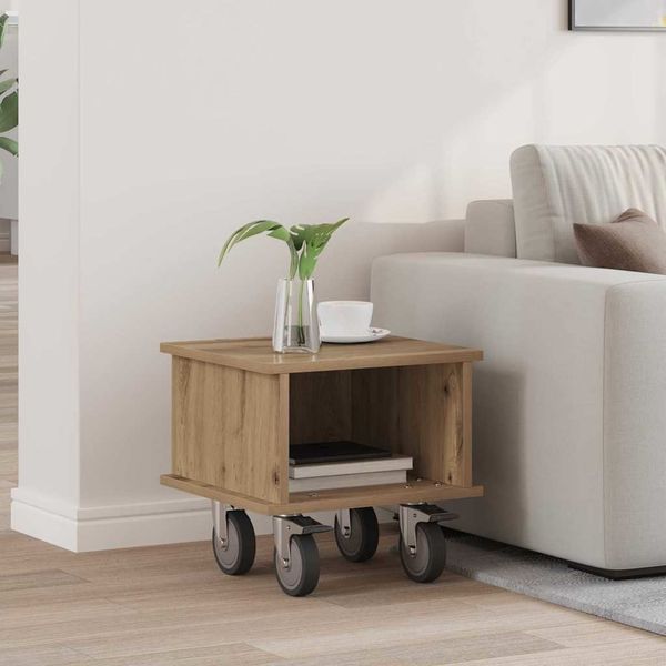 vidaXL TV-Ständer Artisan-Eiche 37 x 35 x 35 cm Holzwerkstoff 891055