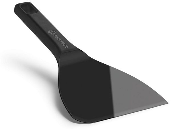BURNHARD® Teigspachtel für Pizza inkl. Aufhängung, spülmaschinenfest - Multifunktionstool - Schwarz - #944653
