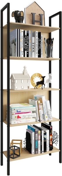 VCM Standregal Flakos 920029 Honig-Eiche H. 165 x B. 62 x T. 24 cm