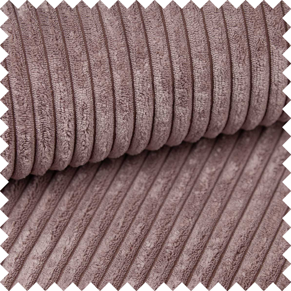 Selsey 'Farese ' Ecksofa mit Cordbezug, Schlaffunktion und Stauraum, Rosa, links Bild 8