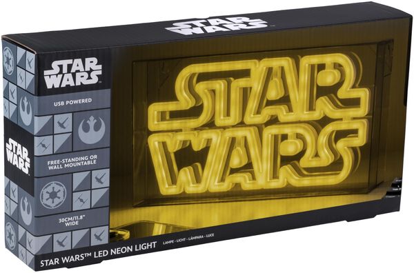 Star Wars LED Neon Licht - Offiziell lizenziertes freistehendes oder wandmontierbares Lichtzeichen - Gaming-Raum-Zubehör & Film-Memorabilia-Deko