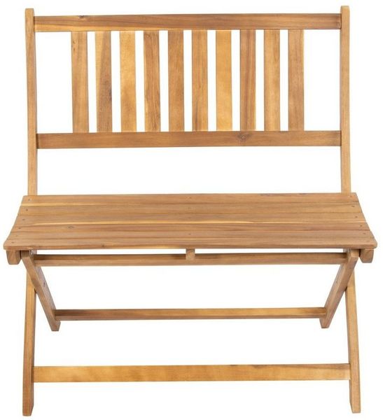 SAM® Gartenbank Skirino, robustes Akazienholz, Klappfunktion, 80cm Länge, schlichtes Design