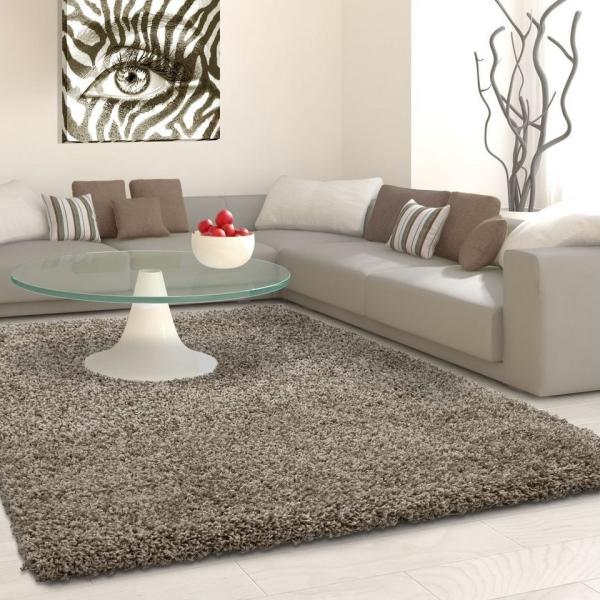 Shaggy Teppich LIFE TAUPE 240 X 340cm Rechteck Bild 1