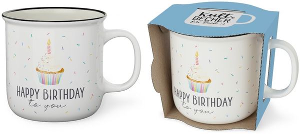 Kult-Becher Kaffeetasse Tee Kaffee Tasse 0,25l Geschenk la vida Torte 9042241