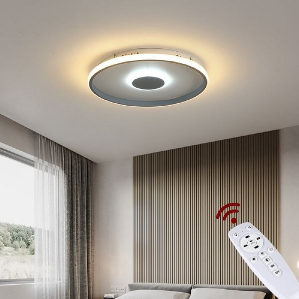 Eurohandisplay LED Deckenleuchte LED Deckenleuchte mit Fernbedienung Lichtfarbe warmweiß bis kaltweiß, LED fest integriert, Warm- bis Kaltweiß, Lichtfarbe und Helligkeit einstellbar