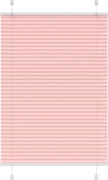 vidaXL Plissee Rosa 90x150 cm Stoffbreite 89,4 cm Polyester 4015447