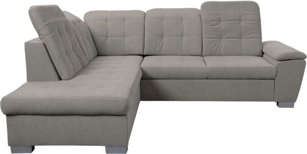 WERK2 Ecksofa Bonny inkl. Kopfteilverstellung, Bettfunktion, Stauraum, Breite 265cm, Komfortwunder mit Schlaffunktion, verstellbarem Kopfteil & Stauraum.