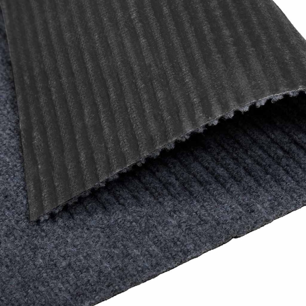 vidaXL Teppichläufer Grau 80 x 400 cm Stoff 42011419 Bild 5