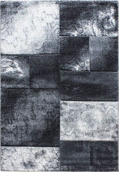 Kurzflor Teppich Hara Läufer - 80x150 cm - Grau