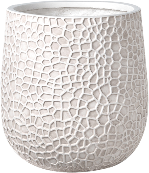Blumenkübel QIYUN 41 cm Hellbeige