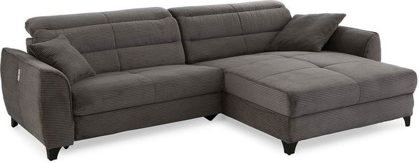 Jockenhöfer Gruppe Ecksofa Double One L-Form, mit 2x 120cm breiten, elektromotorischen Relaxfunktionen
