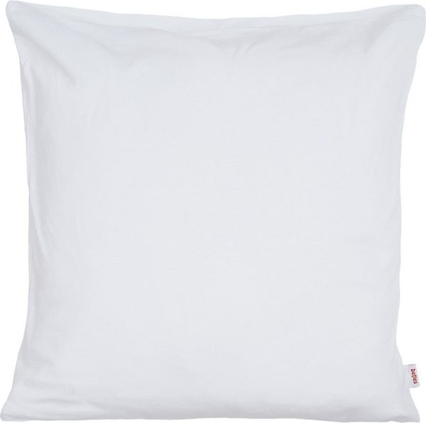 Kissenbezug ca. 40x40 cm Jersey pur-weiß beties "BasicSoft"