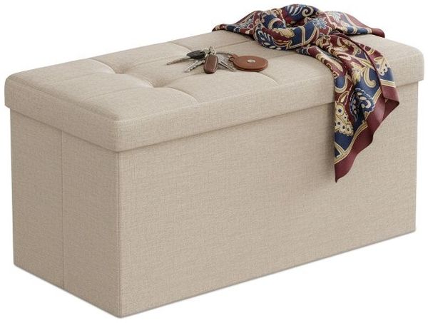 Relaxdays Sitzbank aus Stoff