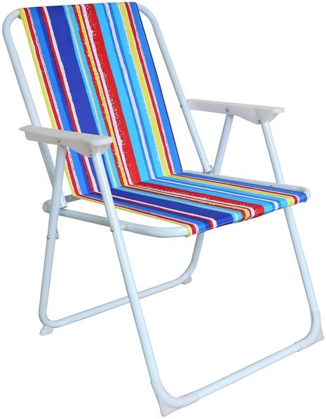 6er Campingstuhl Outdoor Klappstuhl Gartenstuhl Regenbogen gestreift