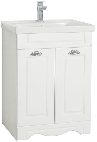 VCM Badmöbel Waschtisch Casalo 918720 Weiß H. 81 x B. 61 x T. 46 cm