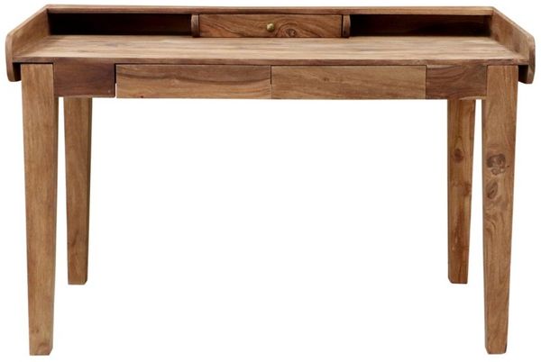 Schreibtisch 130x85x70 aus indischem Sheesham-Massivholz