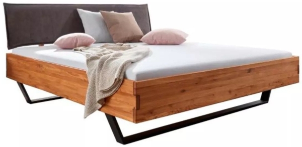 Doppelbett 'Amelie' 200x200cm Wildeiche massiv