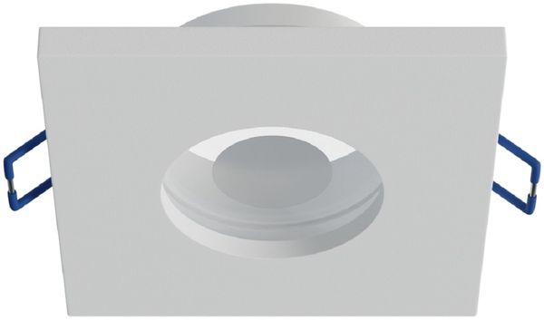 LED Labs BONA Deckenleuchte für GU10 Einbaurahmen quadratisch IP44 Ø 60 mm Bohrloch Weiß