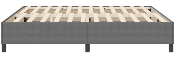 vidaXL Boxspringbett Hellgrau 180 x 200 cm Cordstoff 3337422 Bild 5