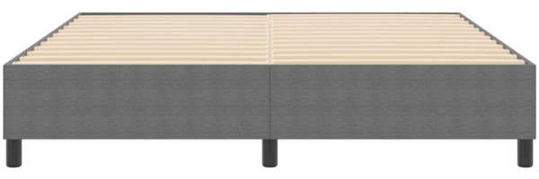 vidaXL Boxspringbett Hellgrau 180 x 200 cm Cordstoff 3337422 Bild 4