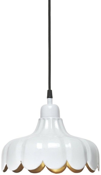 PR Home 2832410 Pendelleuchte Wells weiß Gold 24cm