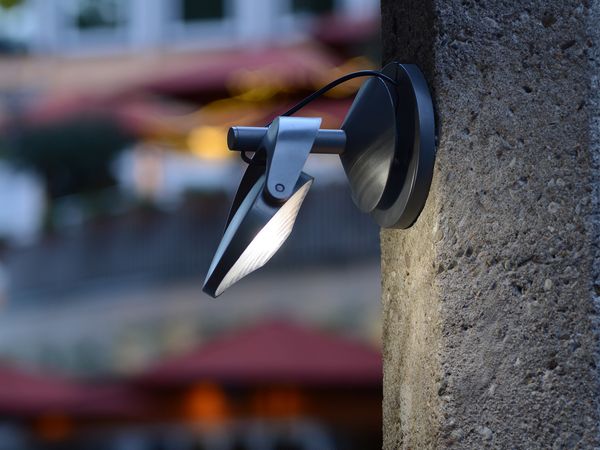 LED Solar Wandleuchte STACK Beleuchtungssystem sun'connec - Anthrazit