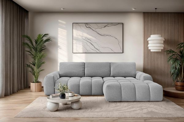 OTTO home Ecksofa AZITA L-Form, 270 cm - OTTO. Verlässliche Qualität, wahlweise als Schlafsofa m. Bettkasten, Bubble-Optik