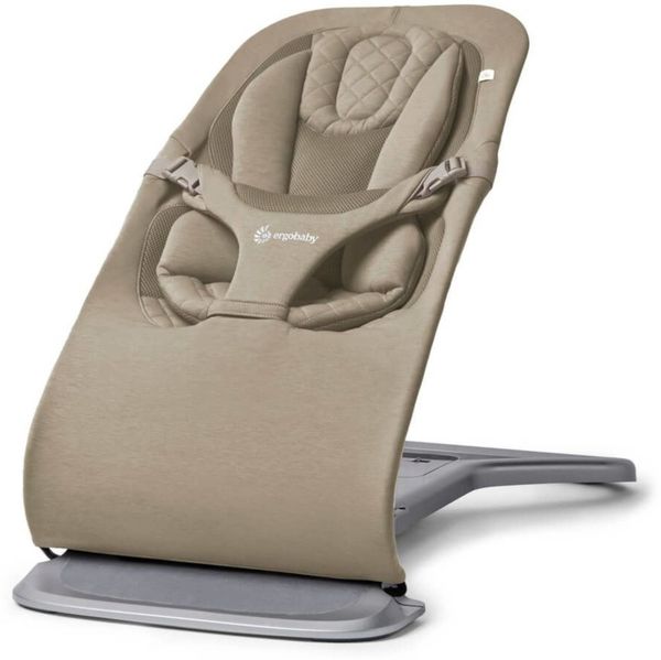 Ergobaby Evolve Bouncer Babywippe für Neugeborene Soft Olive