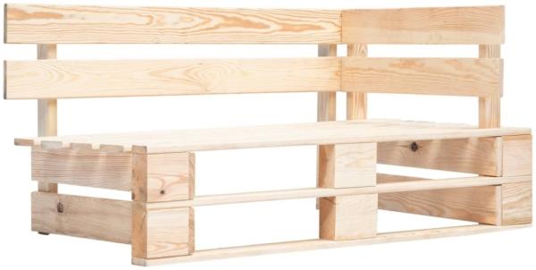 vidaXL Outdoor-Eckbank Paletten Holz 45769