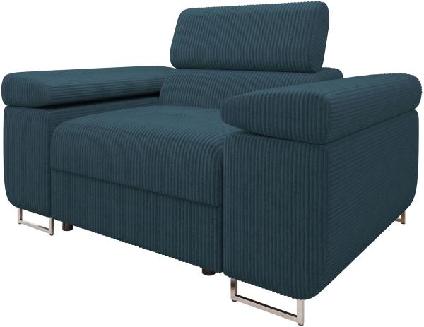 Sofa Torezio Cord I mit Einstellbare Kopfstützen (Poso 05)