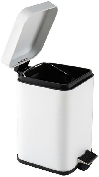 HTI-Living Kosmetikeimer Abfalleimer mit Soft-Close Deckel Eckig, Mülleimer Kosmetikeimer Treteimer