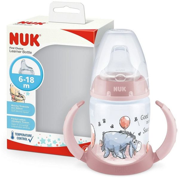 NUK Trinkflasche NUK Trinklernflasche 150ml – Disney Winnie Pooh, Rosa