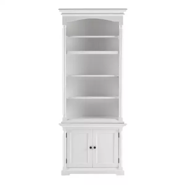 Bücherschrank Provence 2 Türen, 90 cm