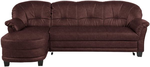 Home affaire Ecksofa Camelita, Landhaus Sofa, 2 Varianten: Recamiere- oder Ottomane, L-Form, wahlweise mit Bettfunktion
