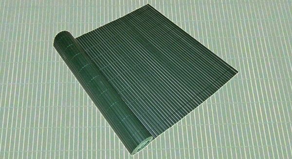 Sichtschutzmatte ELMA PVC 90x1000cm Grün Kunststoff | Balkon Sichtschutz Wetterfest Balkon-Windschutz