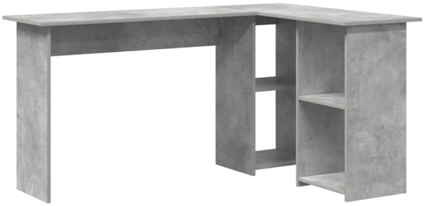vidaXL Schreibtisch Beton Grau 142 x 102 x 73 cm Holzwerkstoff 869293